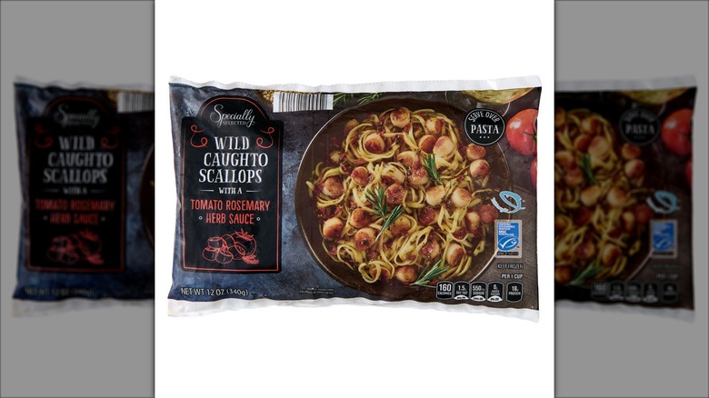 bag of frozen scallops