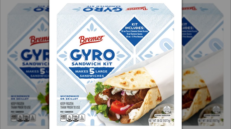 Box of five frozen gyros