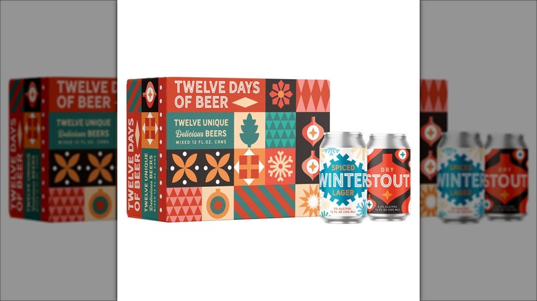 christmas beer assortment