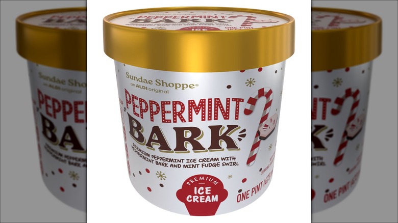 pint of peppermint bark ice cream