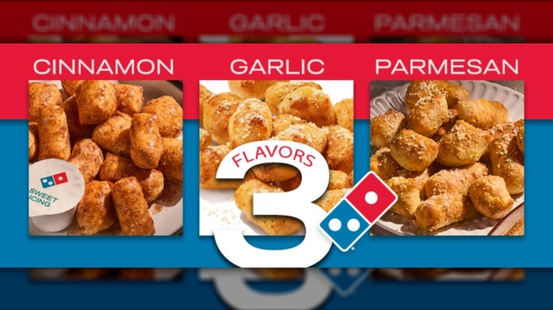 The 3 flavors of Domino's Bread Bites