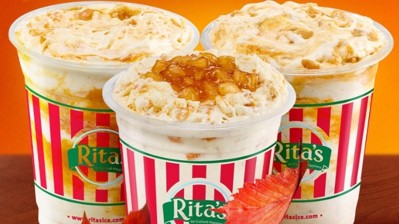 Rita's Apple Butter Concrete and other fall treats
