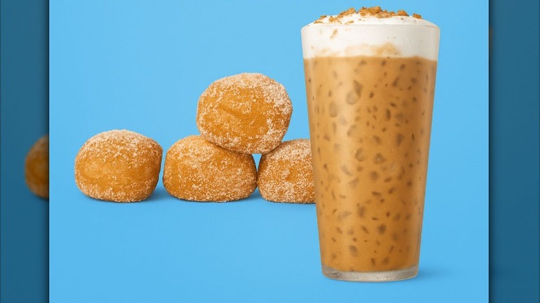 Sonic Salted Caramel Toffee Iced Coffee and Croissant Bites