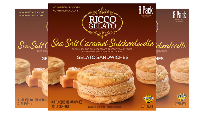 Ricco Gelato Snickerdoodle Sandwiches box