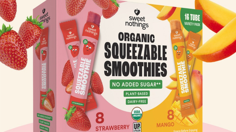 Sweet Nothings Costco Squeezable Smoothies box