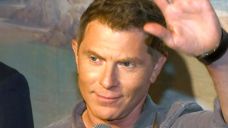 Bobby Flay waving