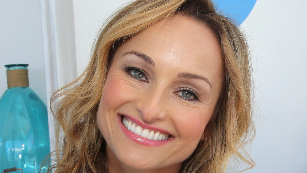 Giada De Laurentiis in pink lipstick