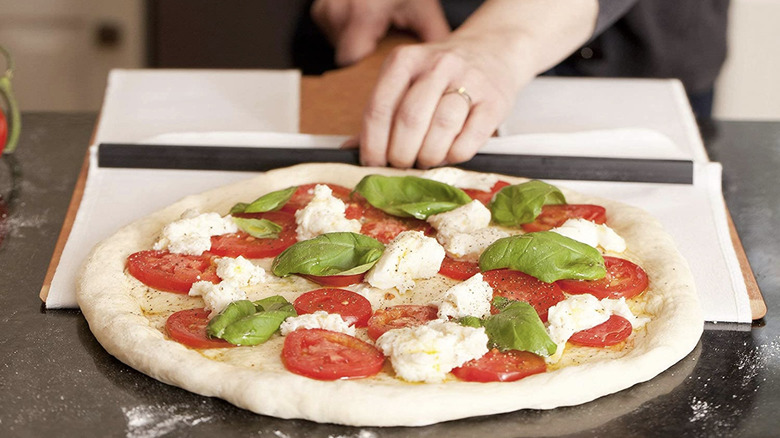 Super Peel composite pizza transfer