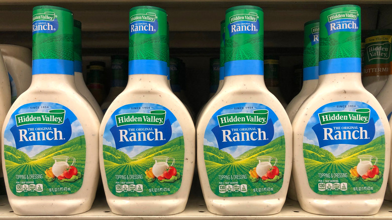 bottles of ranch dressing