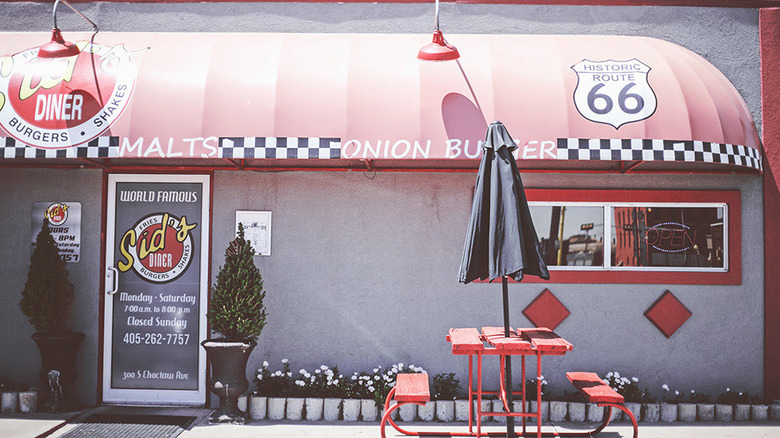 Sid's Diner Oklahoma exterior