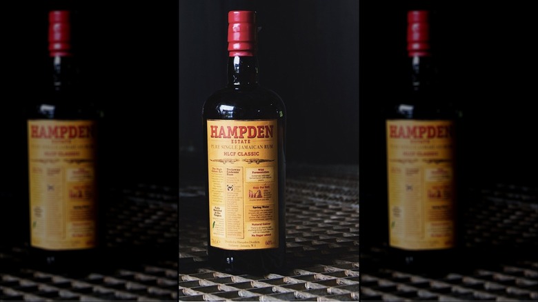 bottle of Hampden Estate HLCF Classic Overproof
