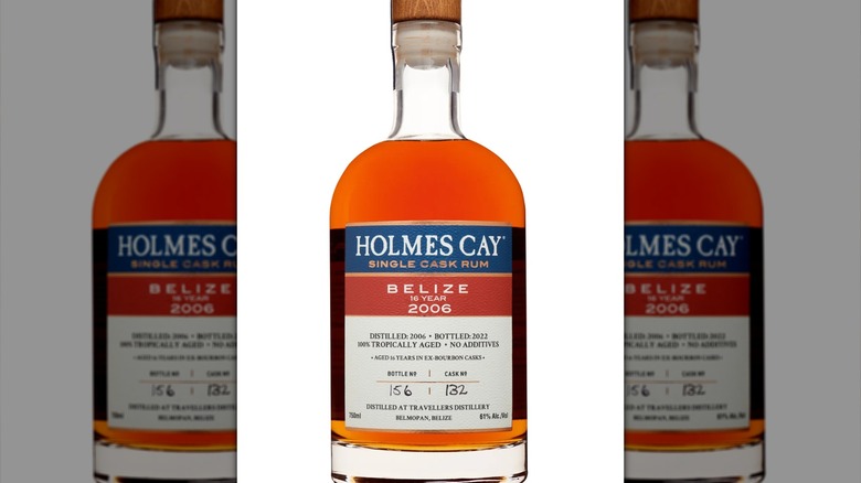 bottle of Holmes Cay Belize 16 Year Single Cask