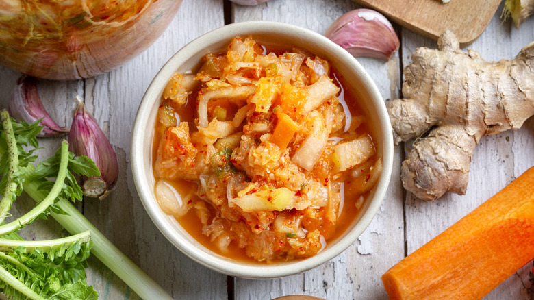 bowl of kimchi