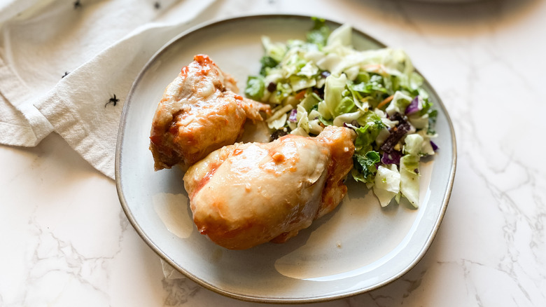 slow cooker chicken thighs