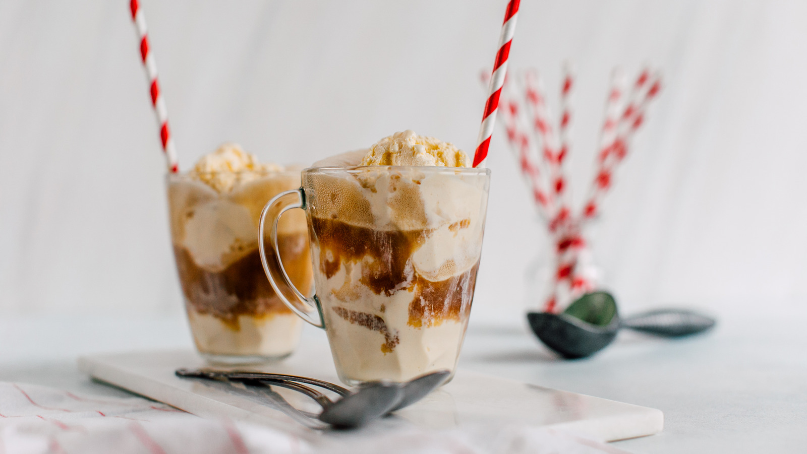 Old Fashioned Cocktail Ice Cream Float - Sweet Life