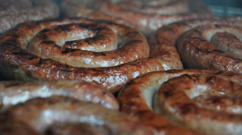 boerewors coils grilling
