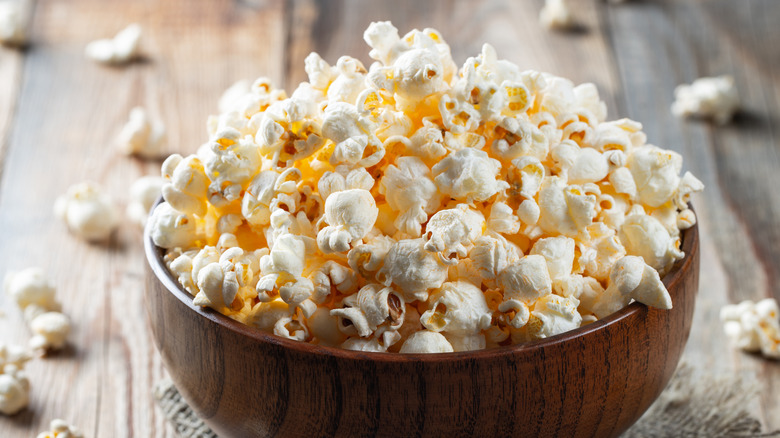 bowl of fresh popcorn