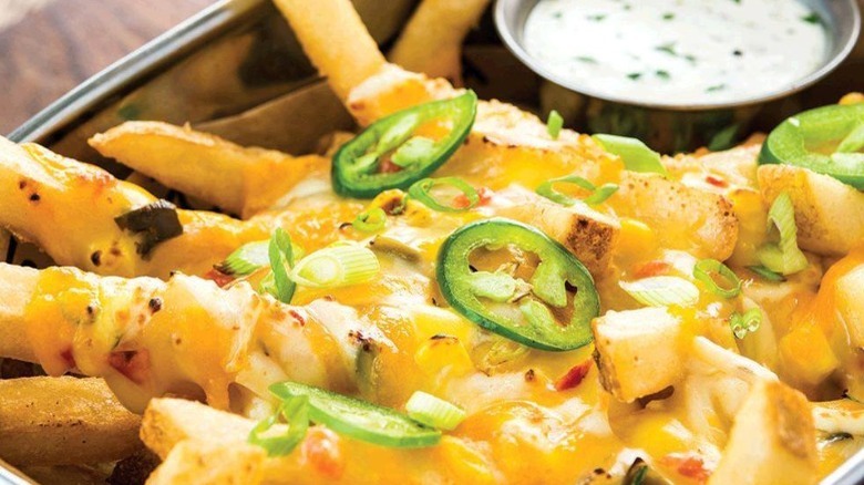 Topgolf cheese fries boat