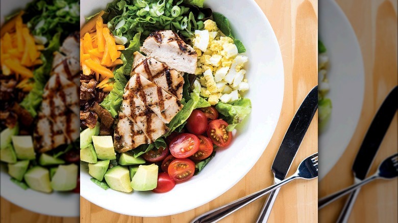 Topgolf cobb salad with chicken