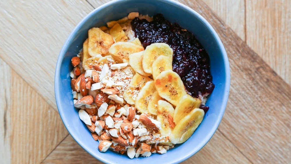 Trader Joe's 5-ingredient oatmeal breakfast bowl