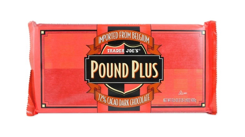 Pound Plus chocolate bar in wrapper