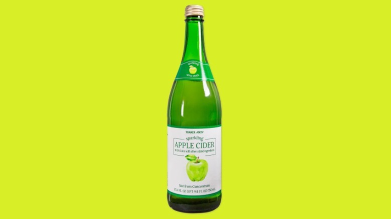 Trader Joe's Sparkling Apple Cider bottle