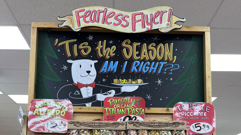 Trader Joe's holiday display