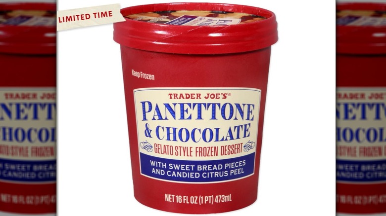 Panettone & Chocolate Gelato Style Frozen Dessert from Trader Joe's