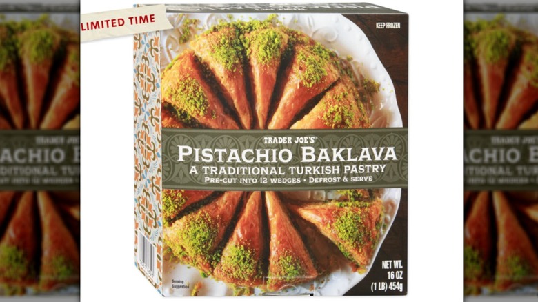 Pistachio Baklava from Trader Joe's