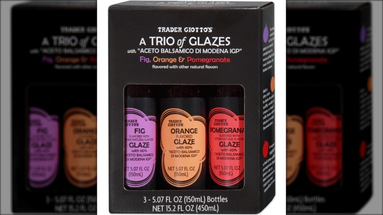 package with three balsamic glazes