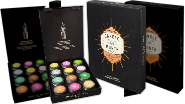 candle of the month gift set