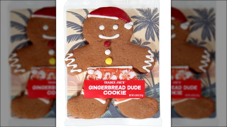 gingerbread cookie decorated with icing