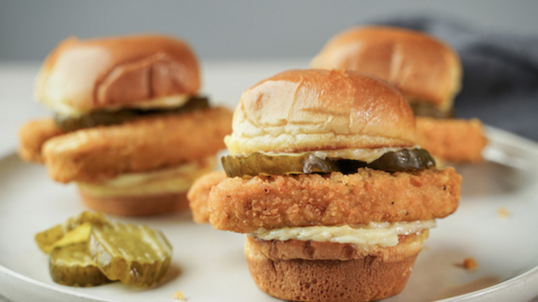 Beyond Meat chicken tender sliders