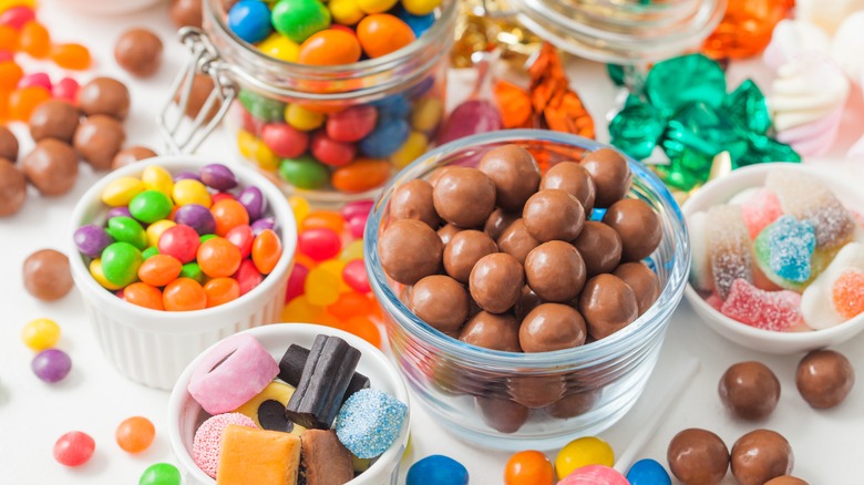 Assorted candies