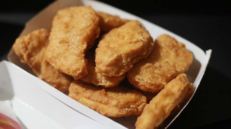 McDonald's McNuggets in white container
