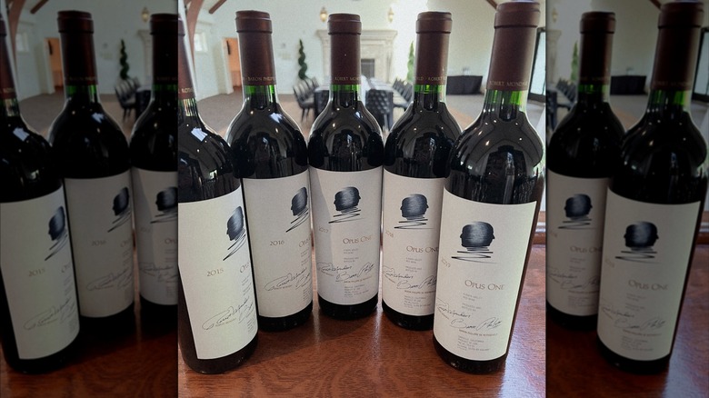 5 bottles of 2018 Opus One wine
