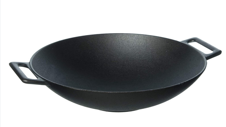 jim beam cast iron wok