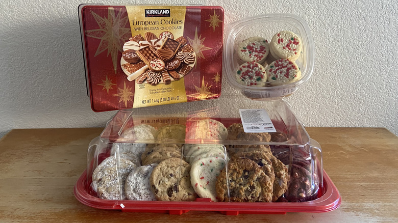 all cookie containers in a stack