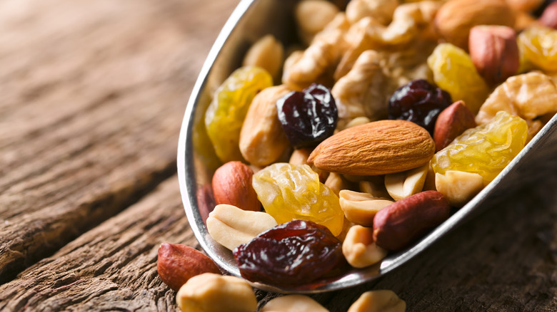scoop of trail mix