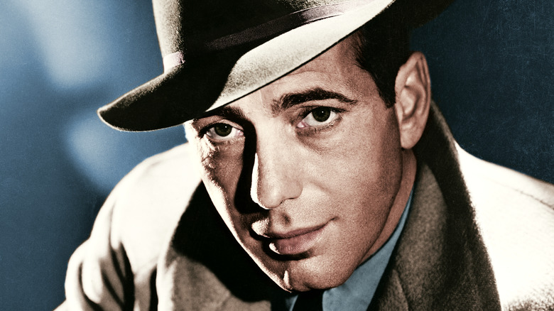 Humphrey Bogart wearing a fedora