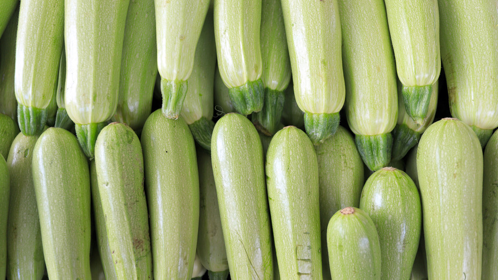 Pile of zucchini