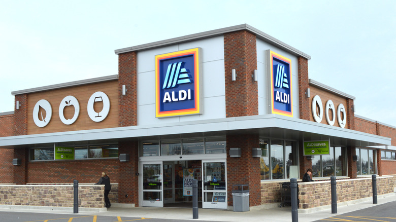 Outside of an Aldi