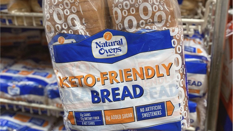 Up-close image of Natural Ovens keto-friendly bread