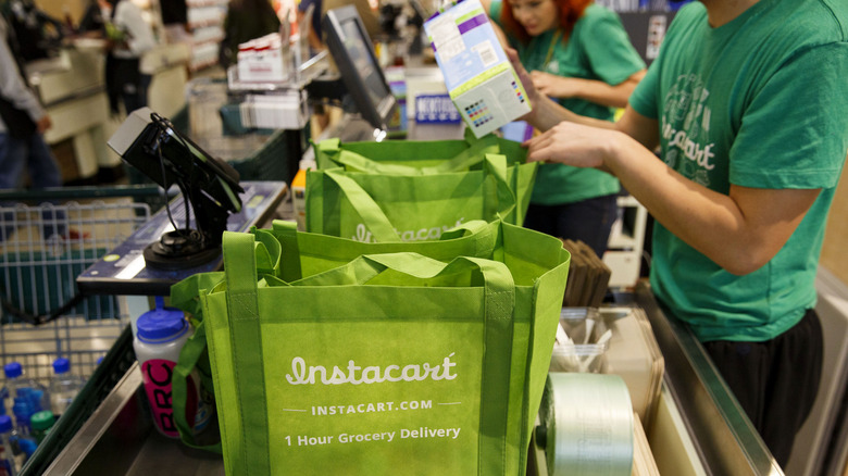 Outside of an Instacart