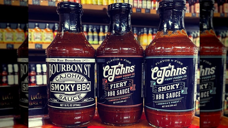 CaJohn's BBQ sauce lineup
