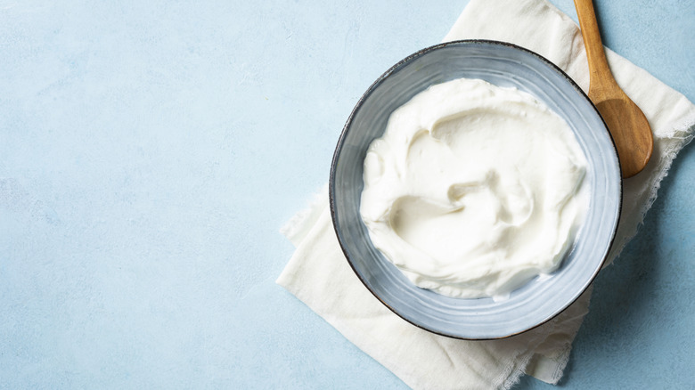 bowl of greek yogurt