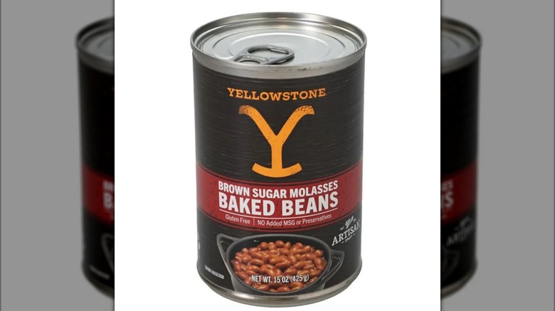 Yellowstone baked beans can