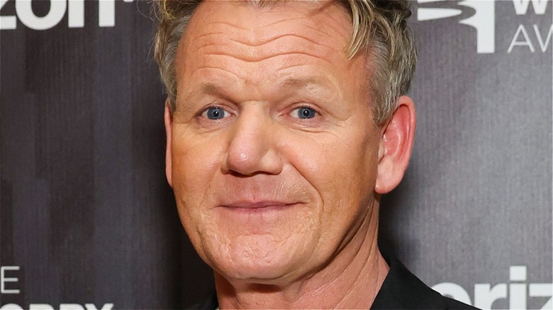 Gordon Ramsay smirking