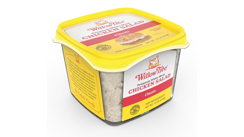 Tub of Willow Tree chicken salad