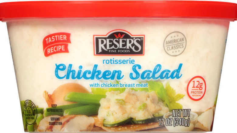 Reser's Fine Foods chicken salad container